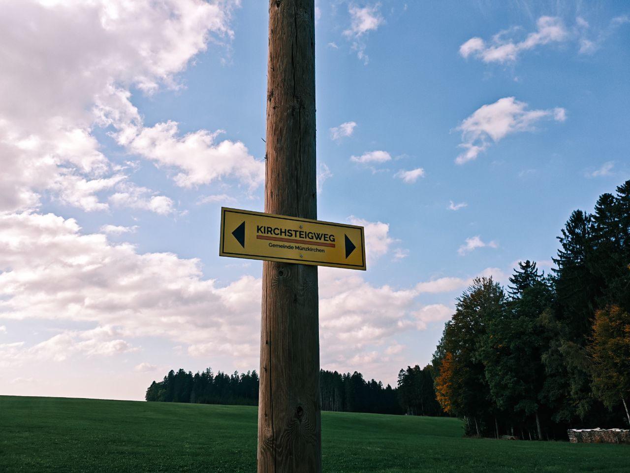 Kirchsteigweg in Münzkirchen